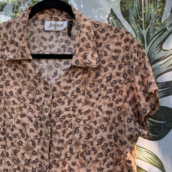 Vintage Jessica button down top - Picture 7 of 12